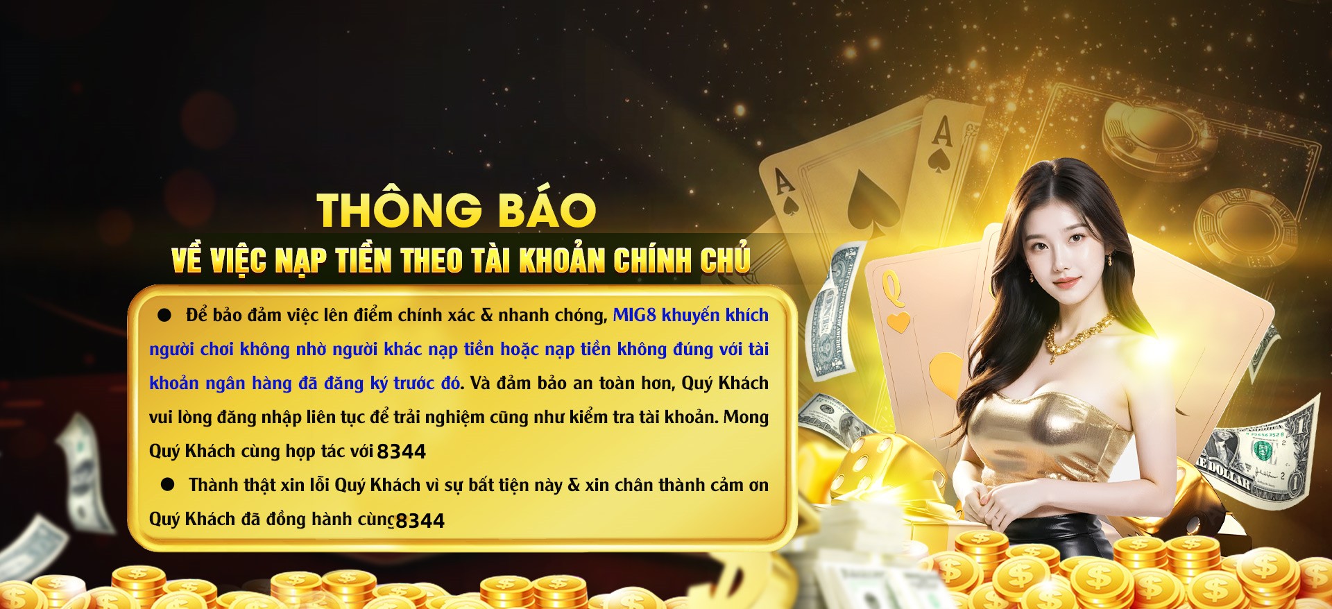 Hình ảnh quảng cáo của mcw678 hiển thị nền tảng và các lợi ích